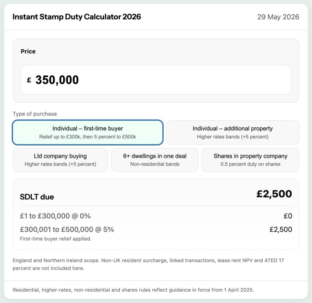 Instant SDLT Calculator Free (1)